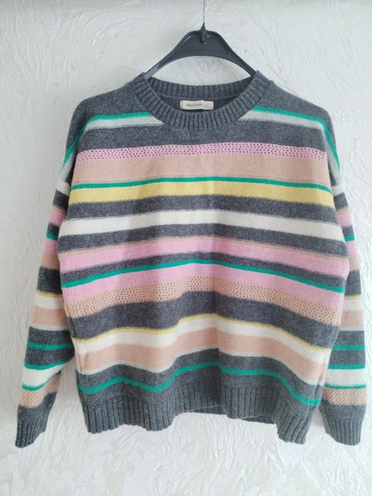 Вовняний светр у смужку від WoolOvers
