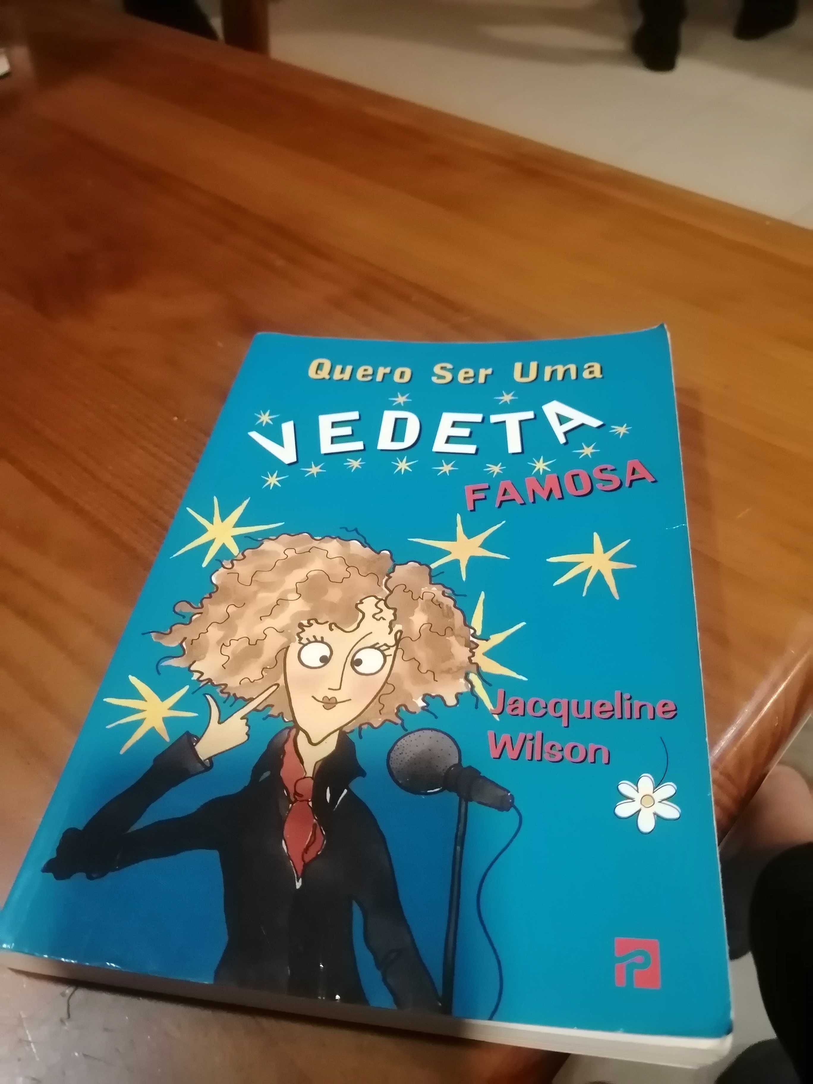 Livro "Quero ser uma vedeta famosa"