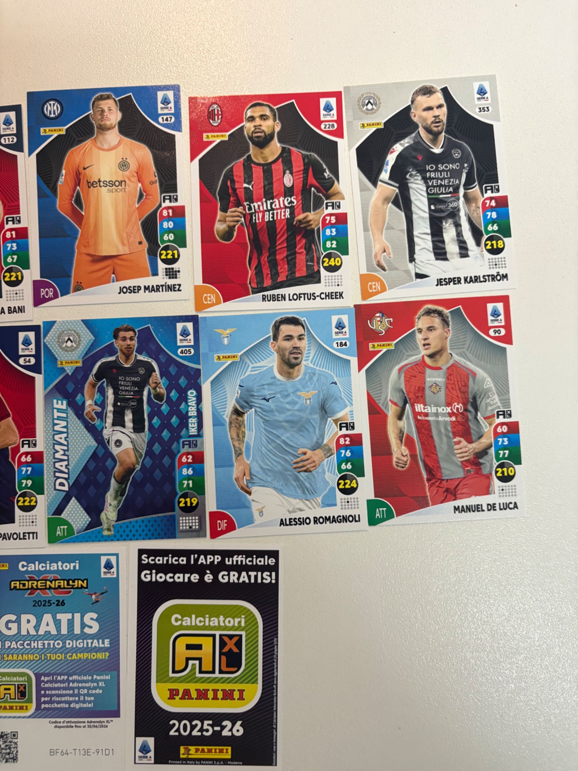 Calciatori Adrenalyn XL 25/26 Panini