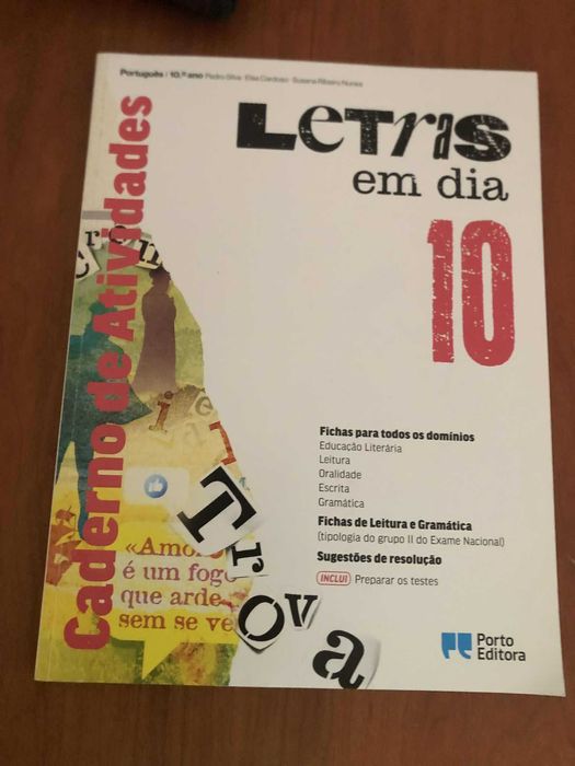 Caderno de atividades Letras em dia 10