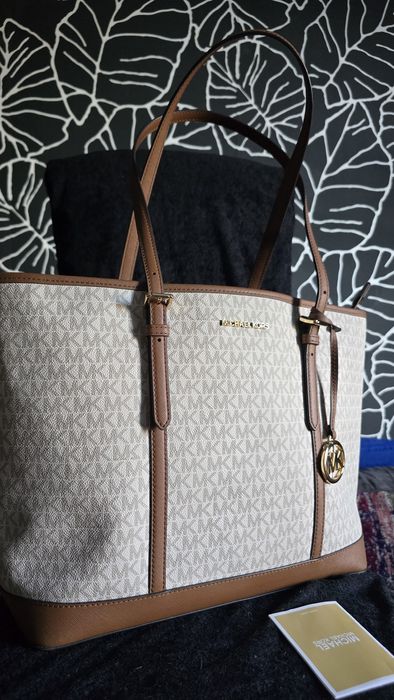 Сумка шоппер Michael Kors  Белая