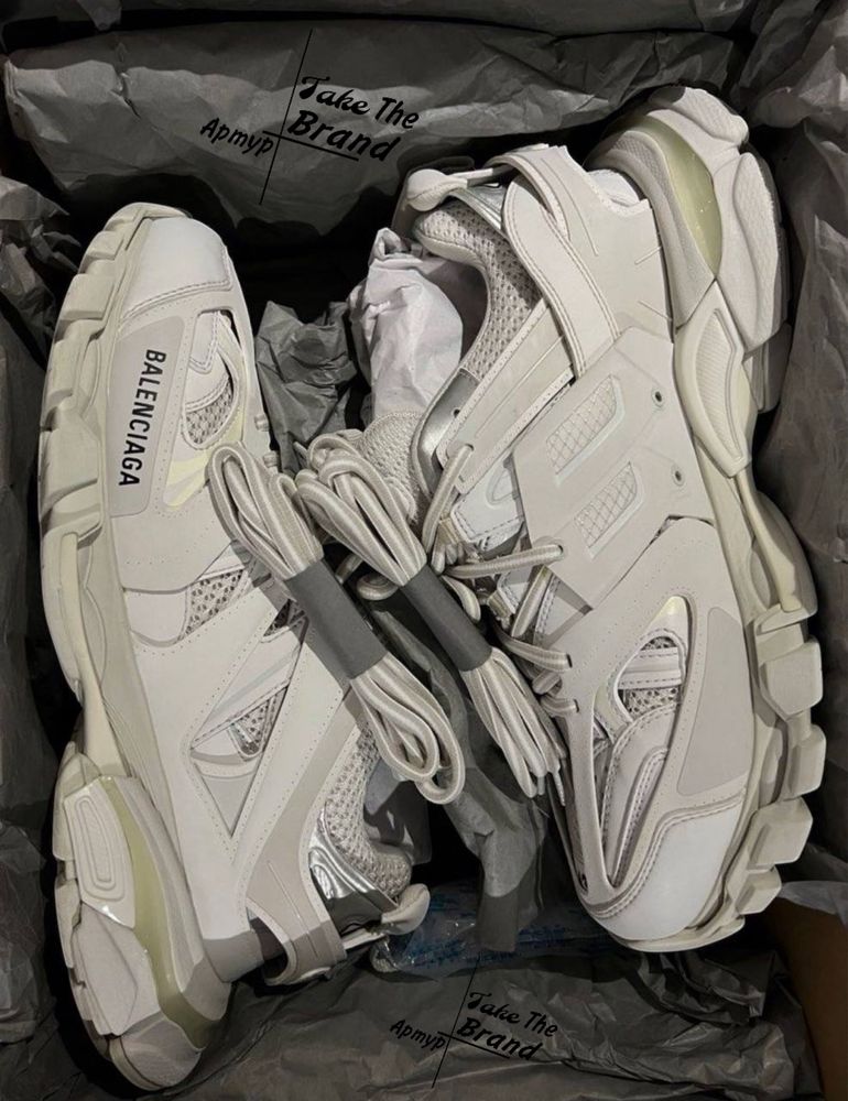 36-45р Кроссовки Balenciaga Track Black White Grey 1-1 Original