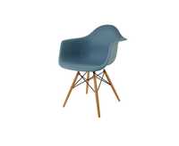 Krzesło Eames inspiracja DAW łupkowy nogi buk