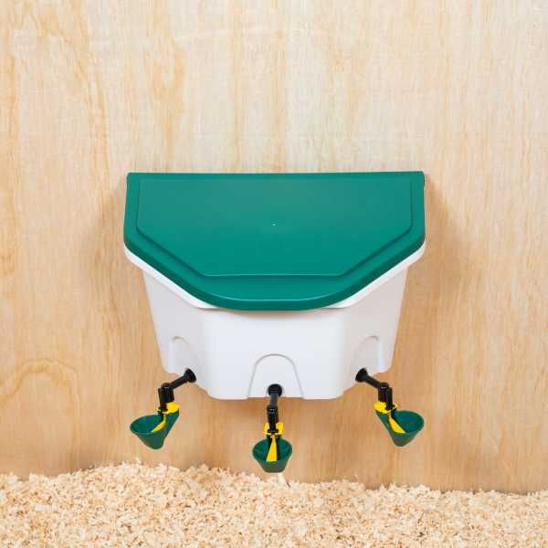 Poidło automatyczne 8 l dla drobiu z miseczkami KUBIK