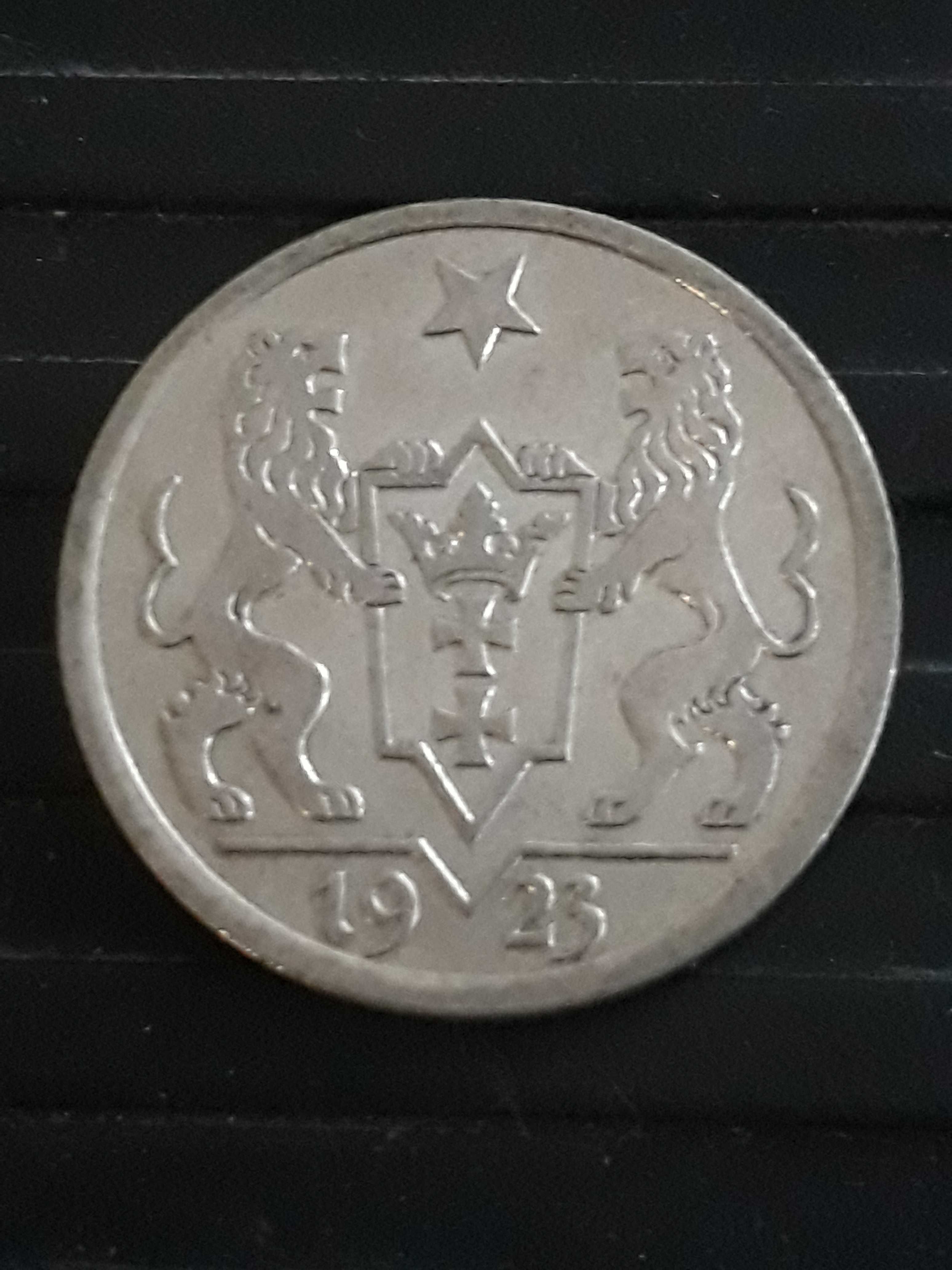 1 Gulden Wolne Miasto Gdańsk 1923 r. - nr. 3- Piękny-oryginał