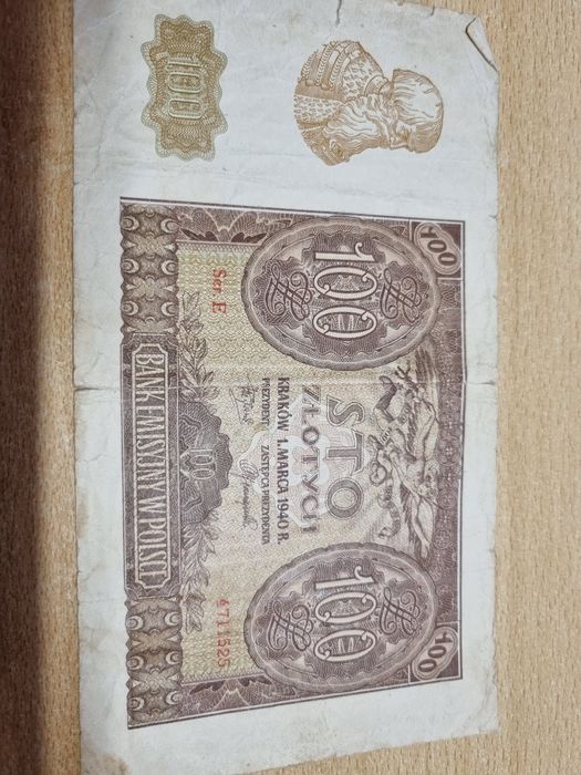 Stare banknoty. 8 sztuk
