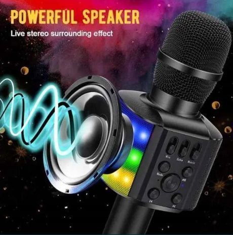 BONAOK bezprzewodowy mikrofon do karaoke Bluetooth POWYSTAWOWY