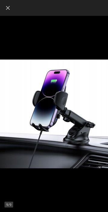 Uchwyt samochodowy ładowarka 15W do IPhone