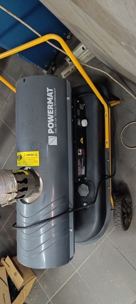 NAGRZEWNICA Powermat dmuchawa spalinowa ON 30KW odprowadzanie spalin