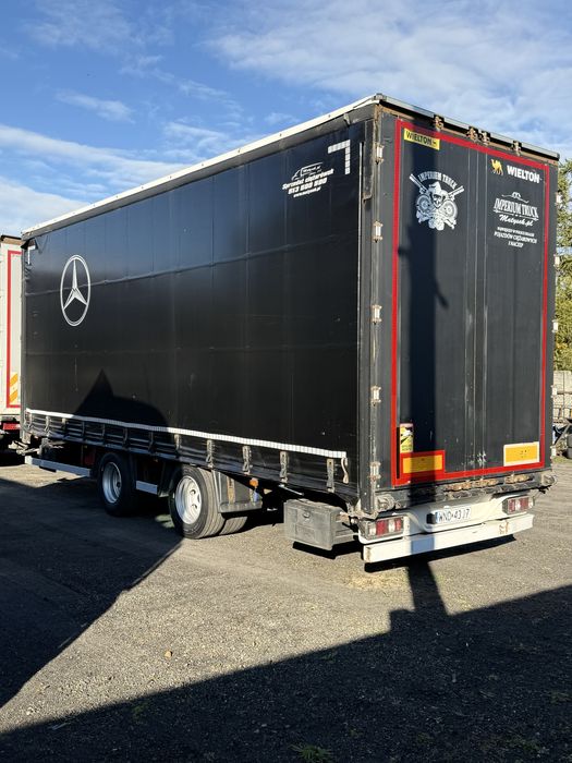 Przyczepa wielton tandem PRZEJAZDOWA 19,5 tarczowe 7.7m jumbo wecon