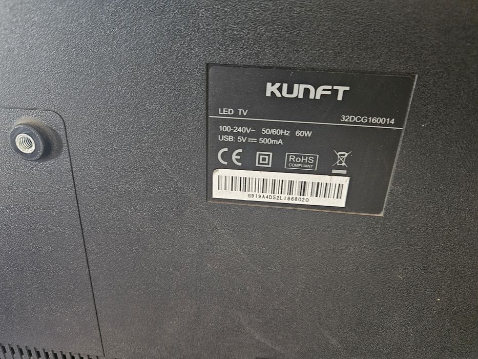 Televisão LED 32" Kunft