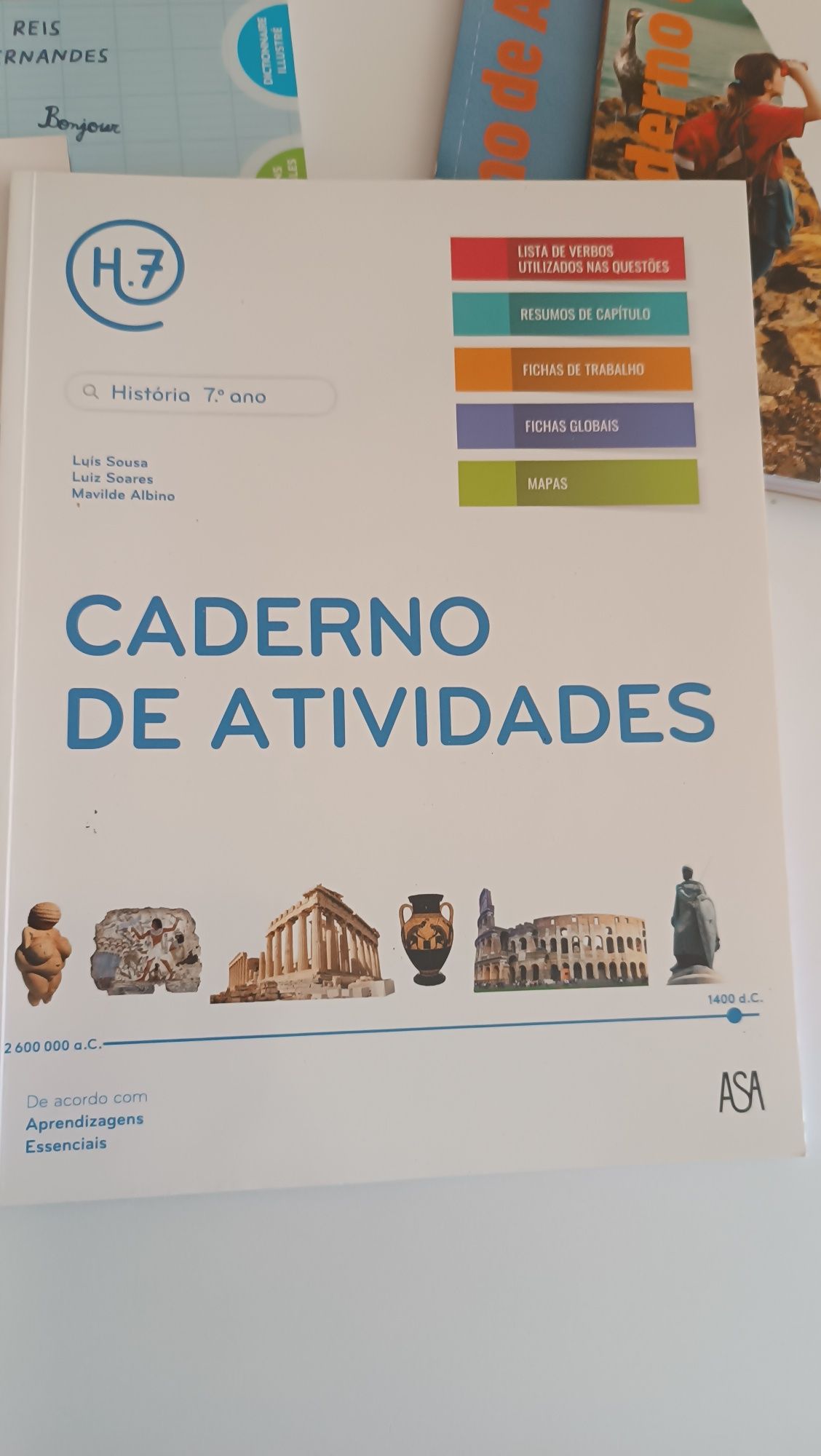 Livros de Fichas do 7 ano novos nem foram escritos