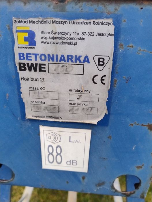 Betoniarka 150 3fazy