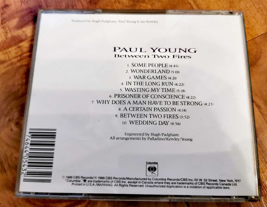 Paul Young - Between Two Fires CD Album