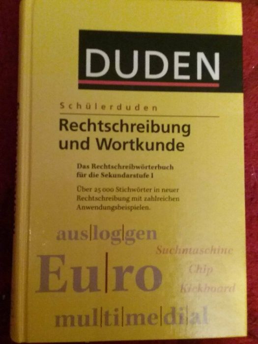 duden Rechtschreibung und Wortkunde