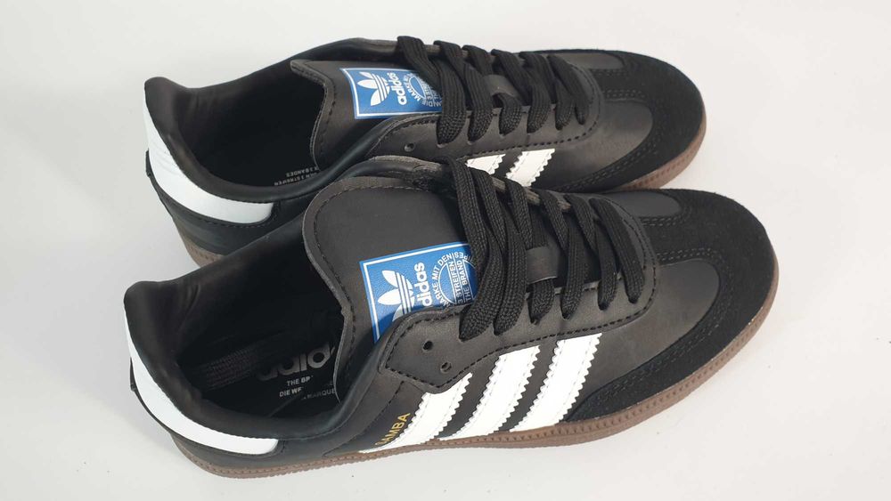 Buty damskie adidas Samba OG B75807 Originals skórzane czarne 36