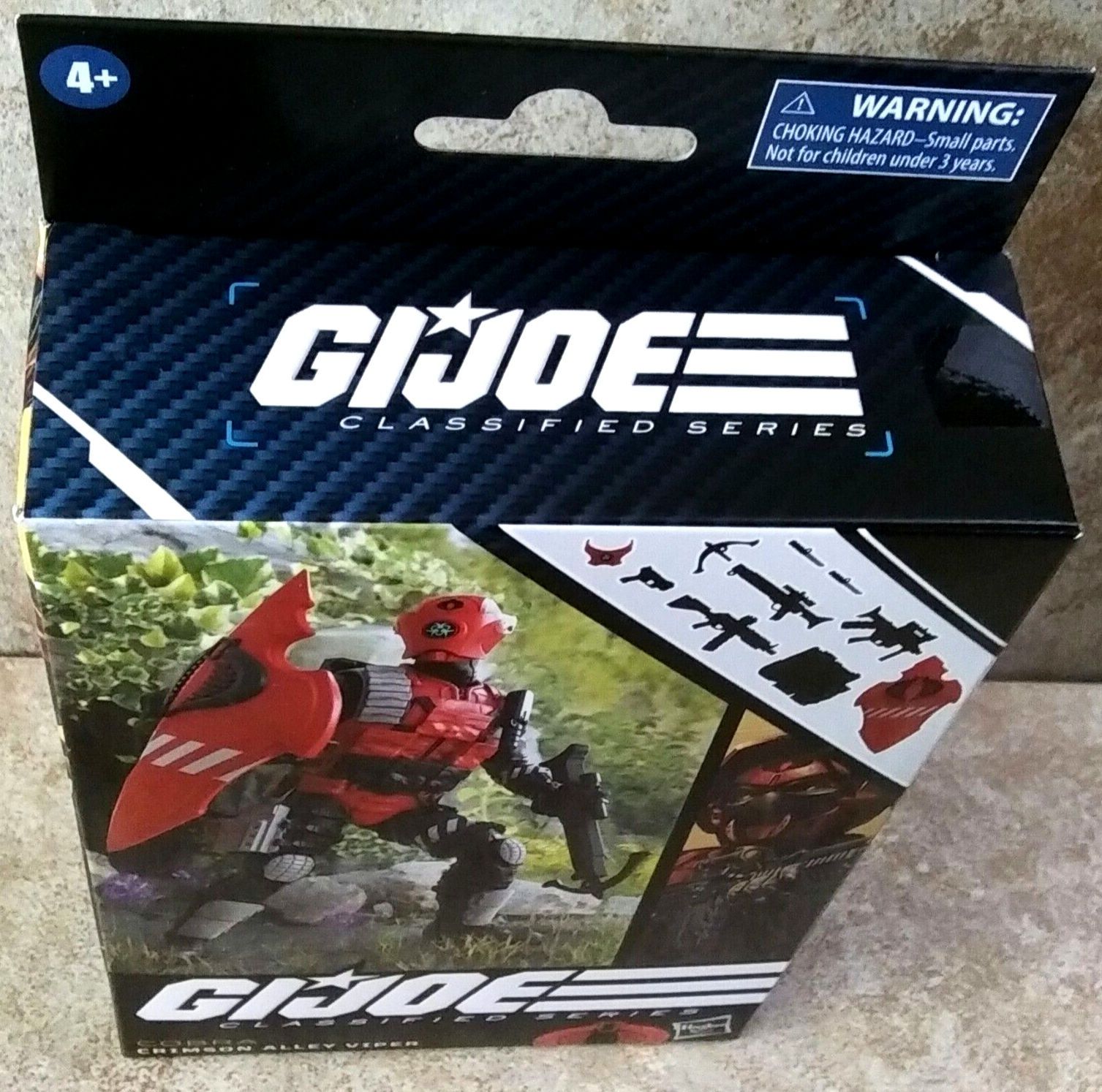 Figurka G.I.joe Classified Crimson Alley Viper nieotwierana,na