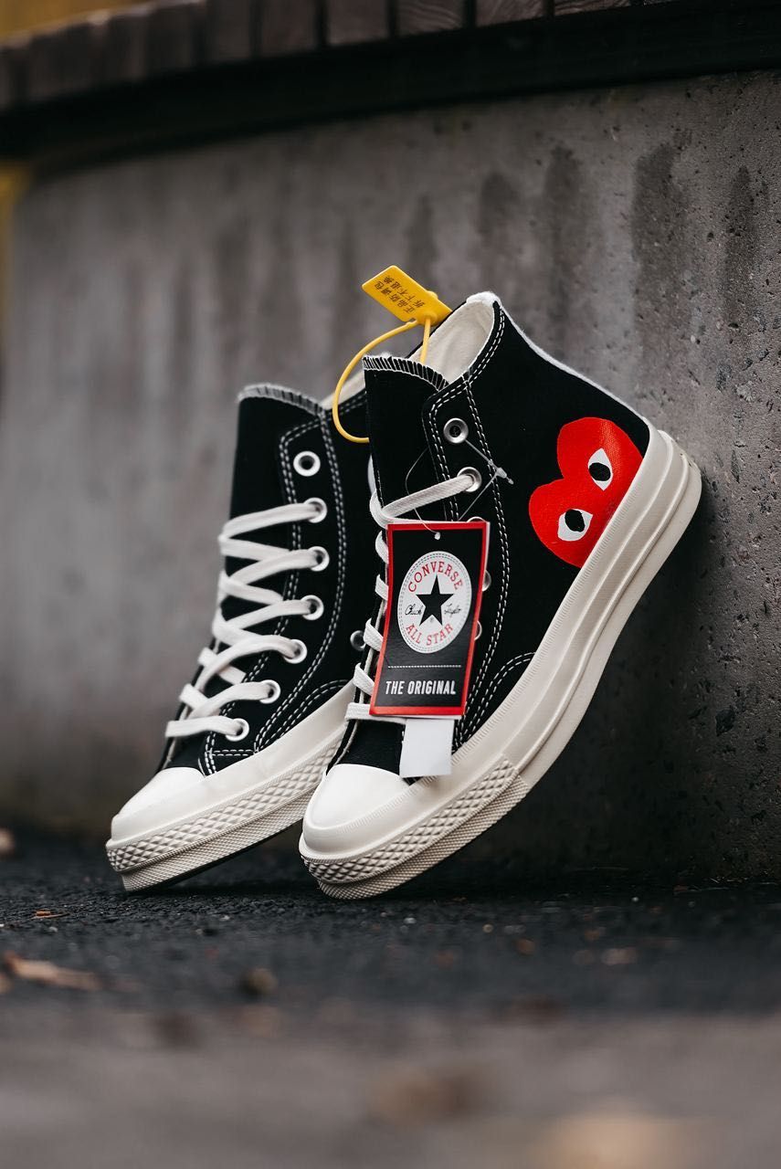 Кеды Converse Comme Des Garcons Play 36-44 Хит Сезона 2024! Топ