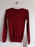 Bordowy sweter damski