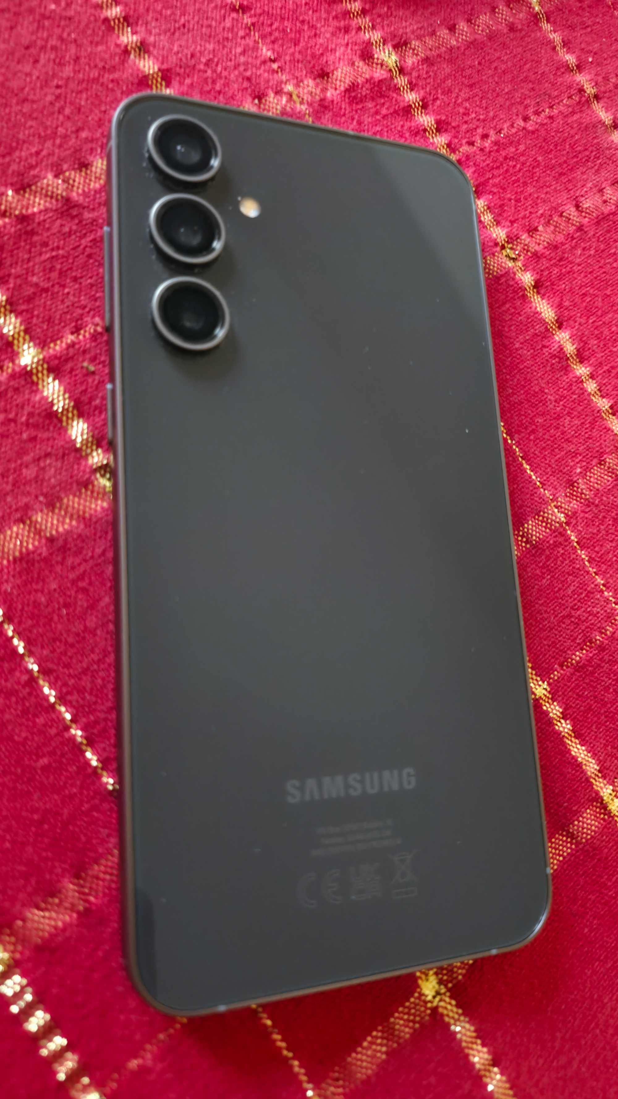 Samsung S23 FE cor Graffite de 128GB como novo, com garantia até 12/26