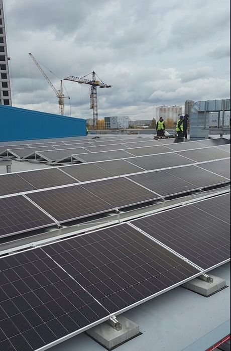 Монтаж сонячних панелей