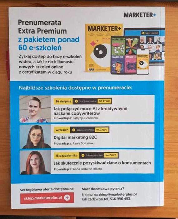 Magazyn Marketer+ SEO (AI) w praktyce wyd. 2025 Gazeta, Prasa