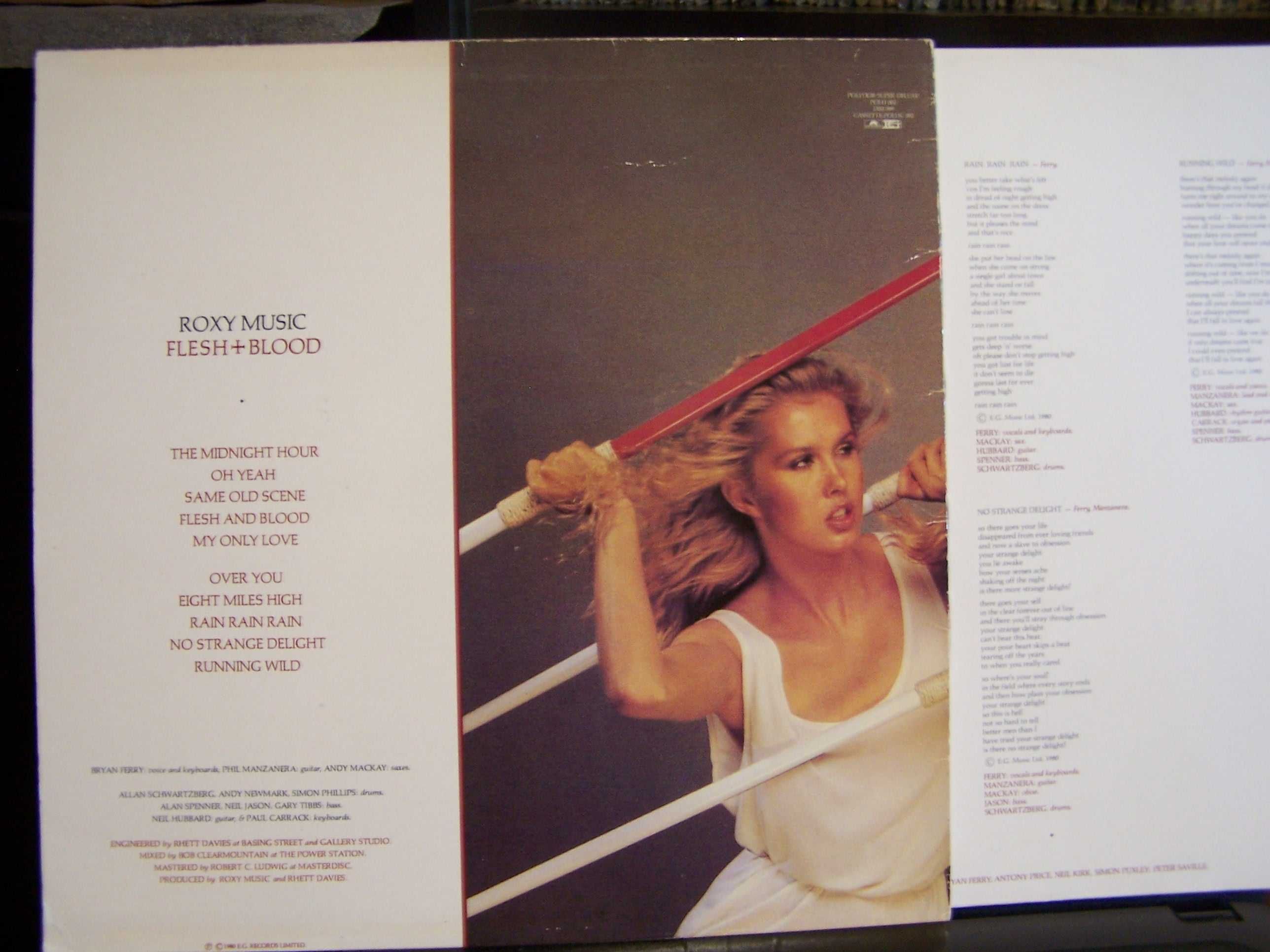 ВИНИЛ Roxy Music-Flesh+Blood VG+/NM- EX+ Англия