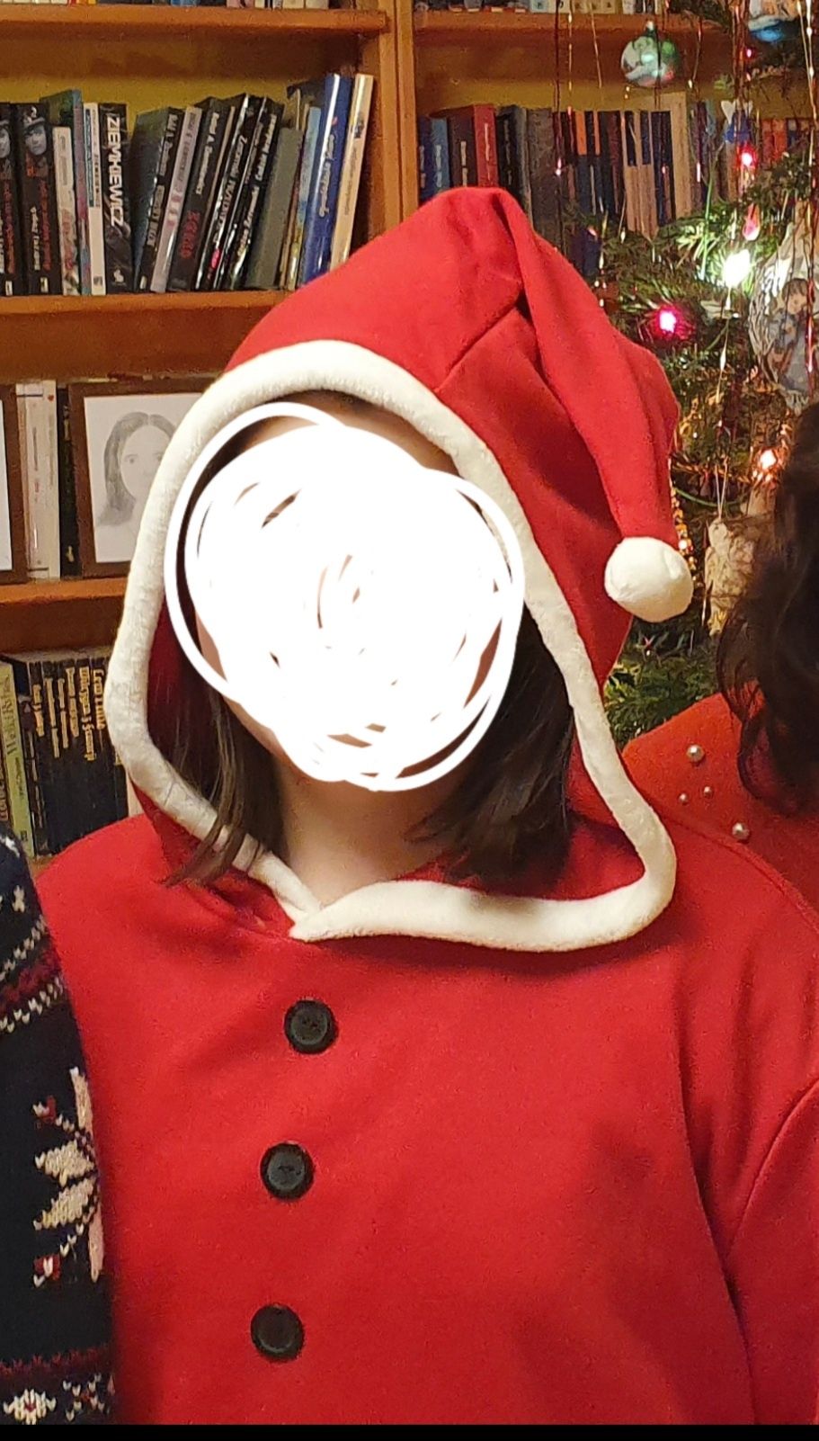 Bluza świąteczna  z kapturem Mikołaj 2XL H&M
