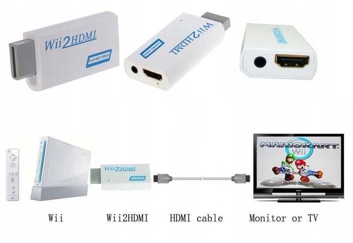 Wii2HDMI konwerter Wii do HDMI 1080p ** Video-Play Wejherowo