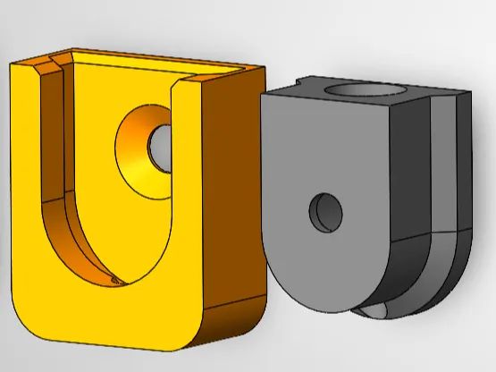 Suporte de Parede SlotLock com Travamento Anti-Desmontagem