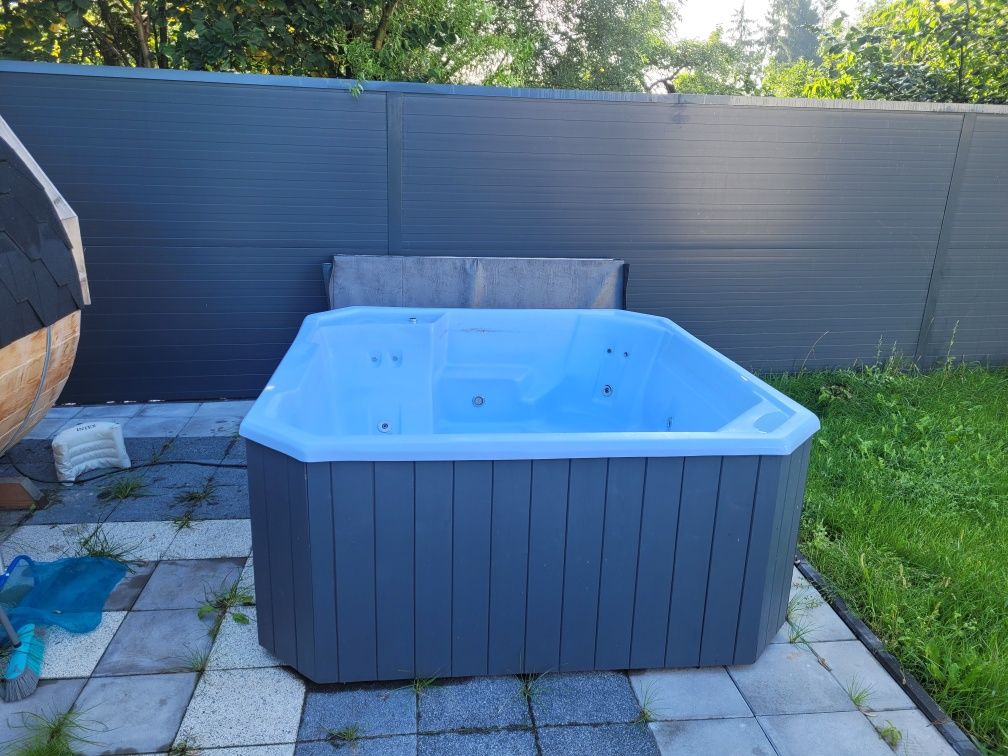 Jacuzzi balia z piecem bania gorąca beczka HOT TUB SPA sauna EUROLINE