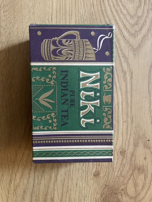 Herbata kolekcjonerska pelna paczka retro vintage prl