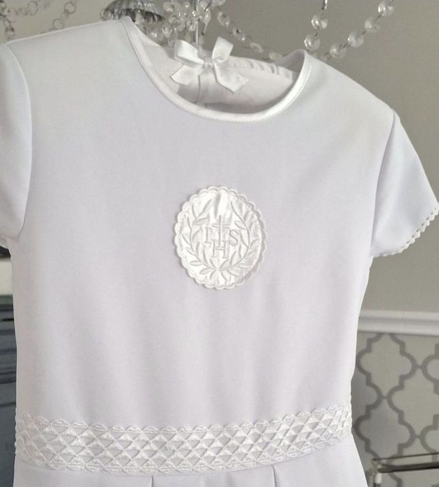 *Impressja* cudna sukienka alba komunijna bolerko torebka halka R.140