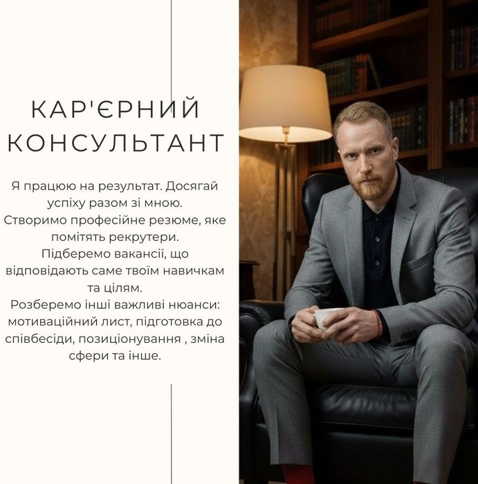 Резюме. Кар'єрні консультації . Створення резюме, підбір вакансій.