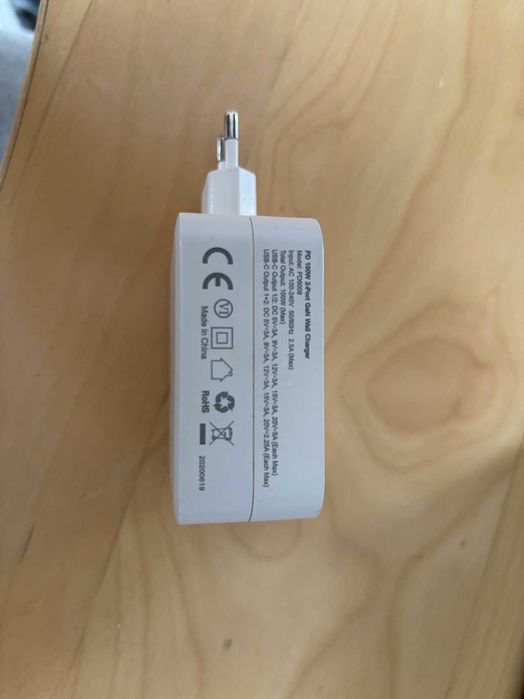 Carregador 100w 2x USB-C CHOETECH