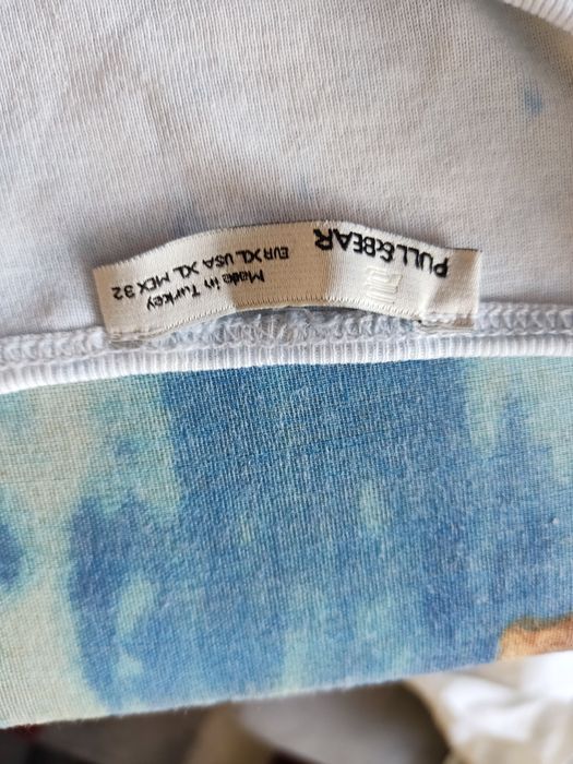 Krótka koszulka crop top Pull&Bear XL