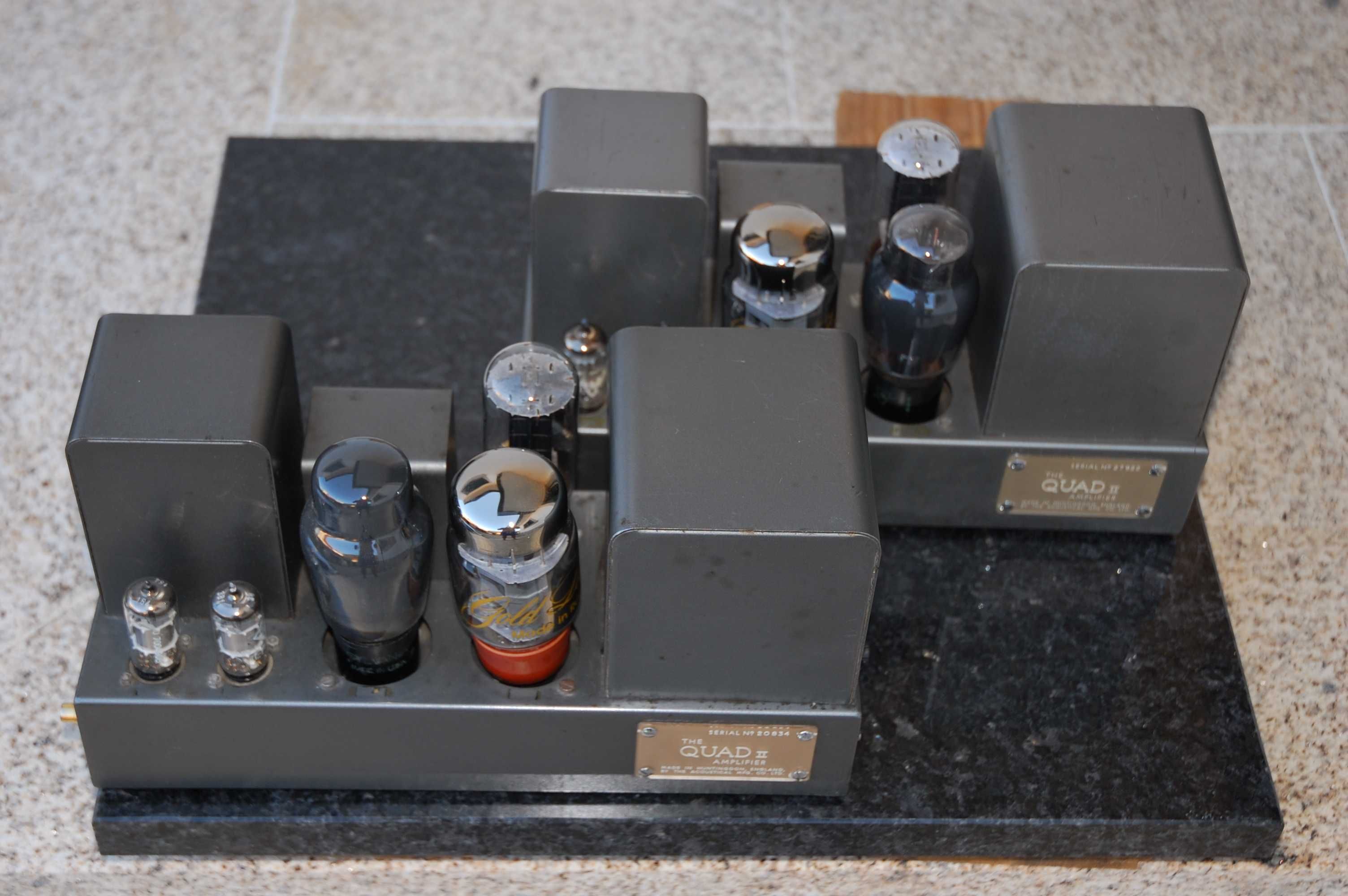 QUAD II: Amplificadores a válvulas - monoblocos