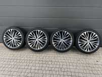 Audi A6 A7 C8 S line oryginalne felgi 20 cali z oponami Bridgestone