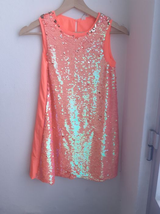 Vestido 9 anos,  lantejoulas