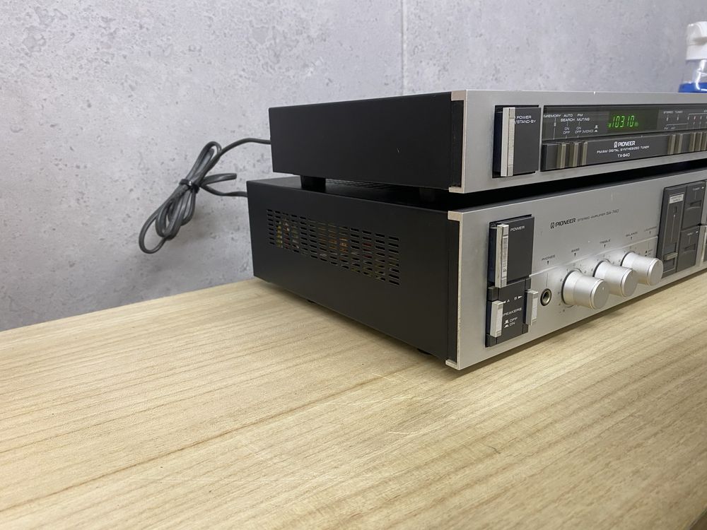 Pioneer SA-740 TX-940 - wzmacniacz i tuner stereo 2x50w