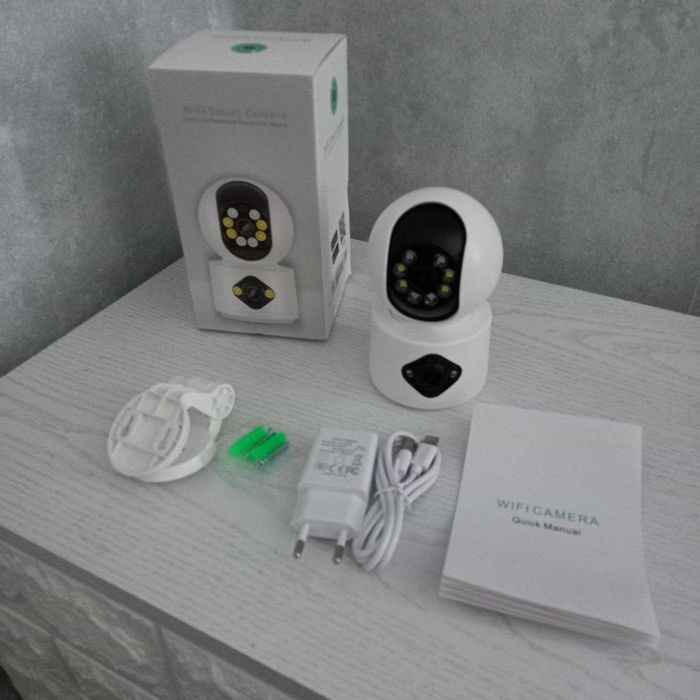 Камера відеоспостереження | Камера  PTZ 4MP | два объектива