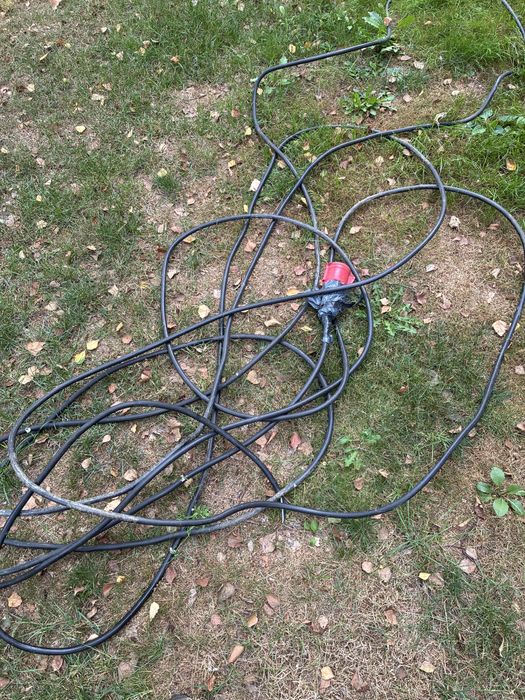 Przewód siłowy 4×4 mm², 22 m – kabel budowlany, gniazdo siłowe
