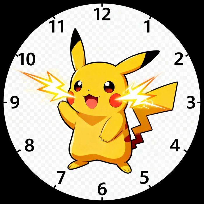 Relógio de Parede - Pikachu Shock | Série Timecore