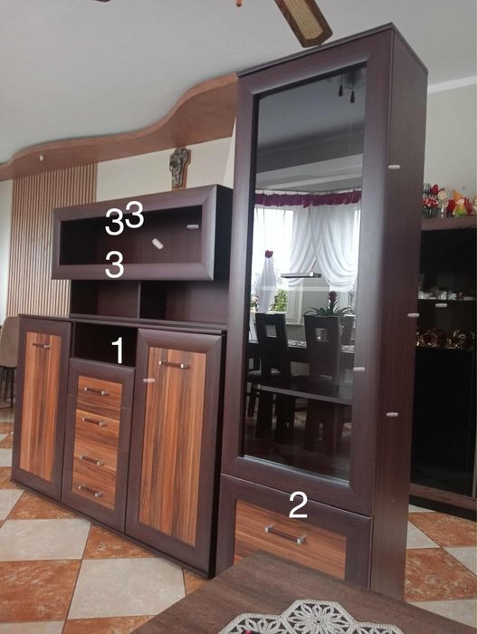 Regał czteroczęściowy