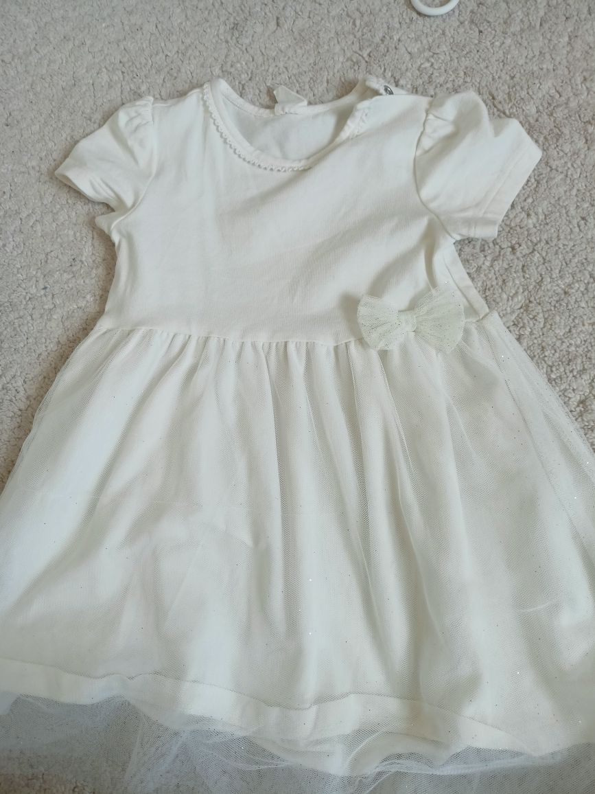 Kremowa sukienka H&M