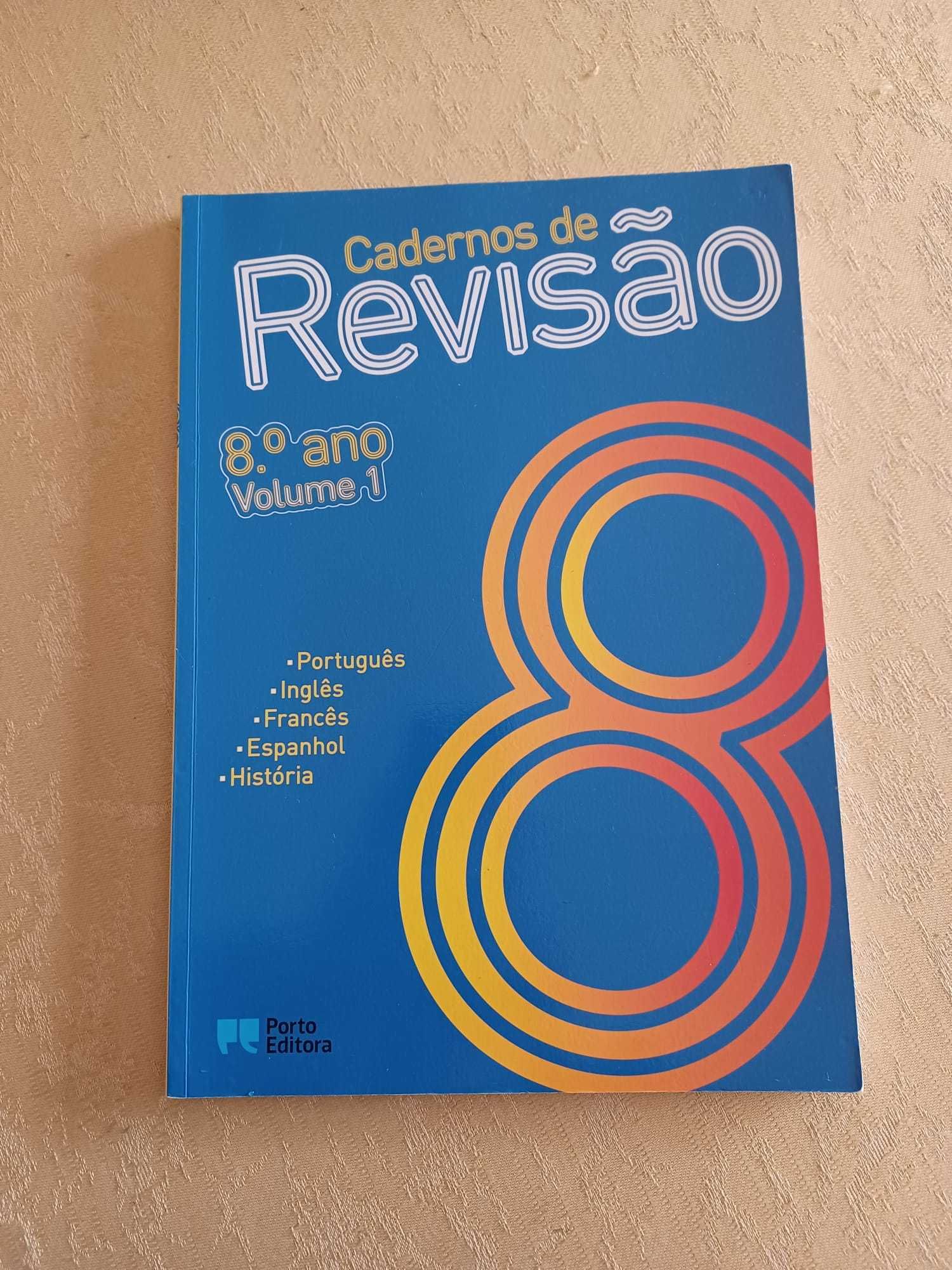 Cadernos de Revisão - 8.º Ano - Volume 1 (NOVO)