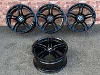 Oryginalne czarne felgi 18 BMW 5x120 M pakiet styling 613 F10 Z3 Z4 E46 X1 X3 E83 E90 F30 F32 F34 GT F01 F12 F20 E87 E60 xDrive 8j ET30 9j ET44 Performance