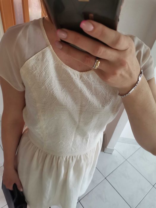 Sukienka boho H&M M/38 nowa krótka letnia zwiewna