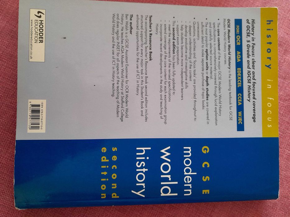 Livro de História: " modern world history"