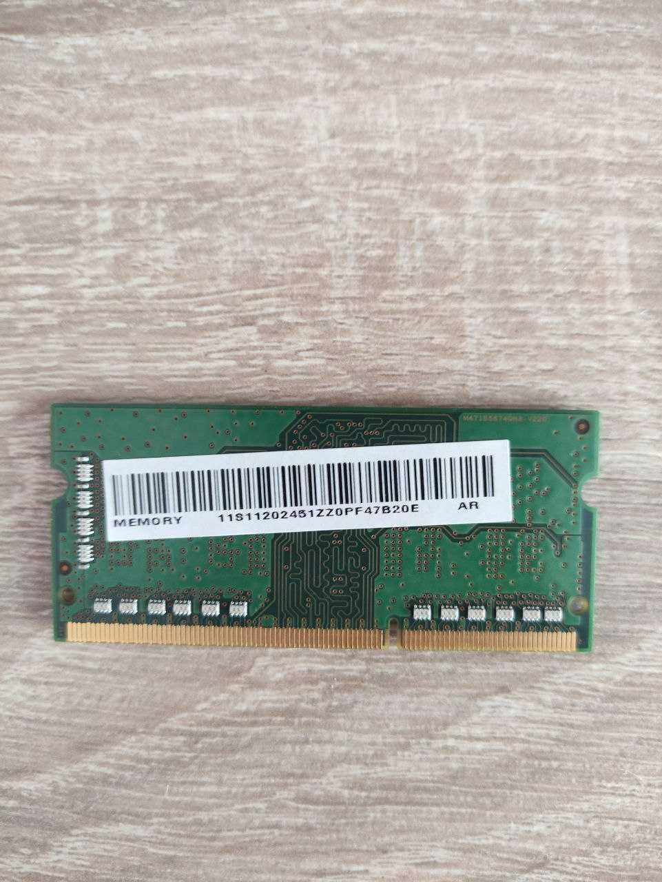 Б/У SODIMM Samsung DDR3L 2Gb 1600MHz PC3L-12800S (M471B5674QH0-YK0)